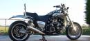 Yamaha V-Max rear fork to fit large rear wheel